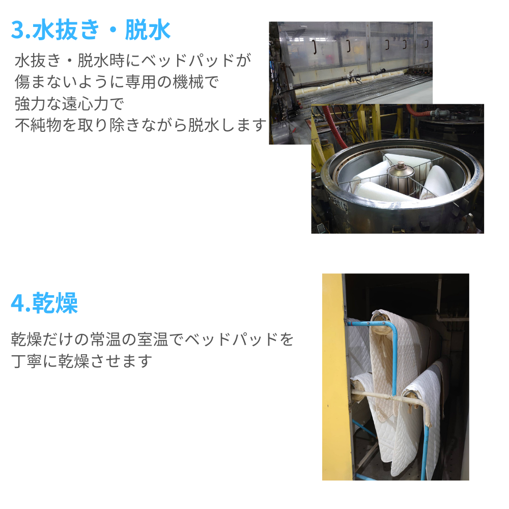 【ベッドパッド(敷きパッド)専用】クリーニングサービス