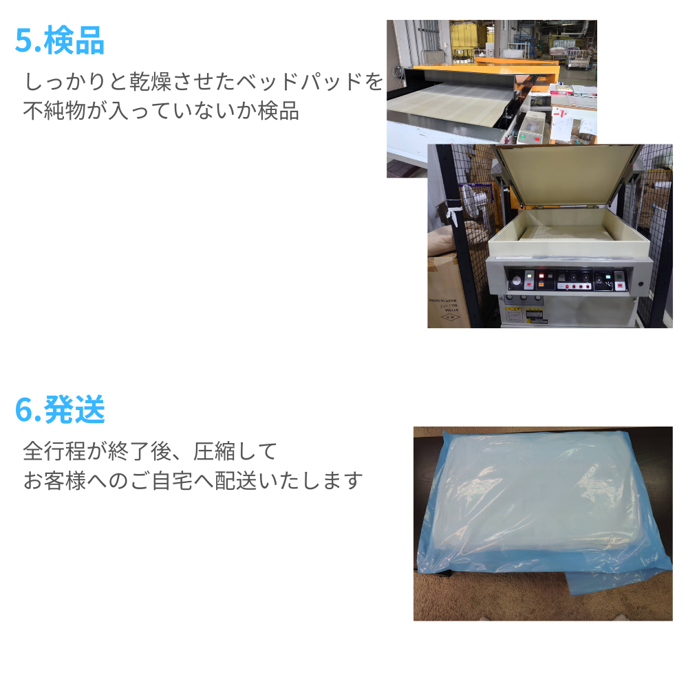 【ベッドパッド(敷きパッド)専用】クリーニングサービス