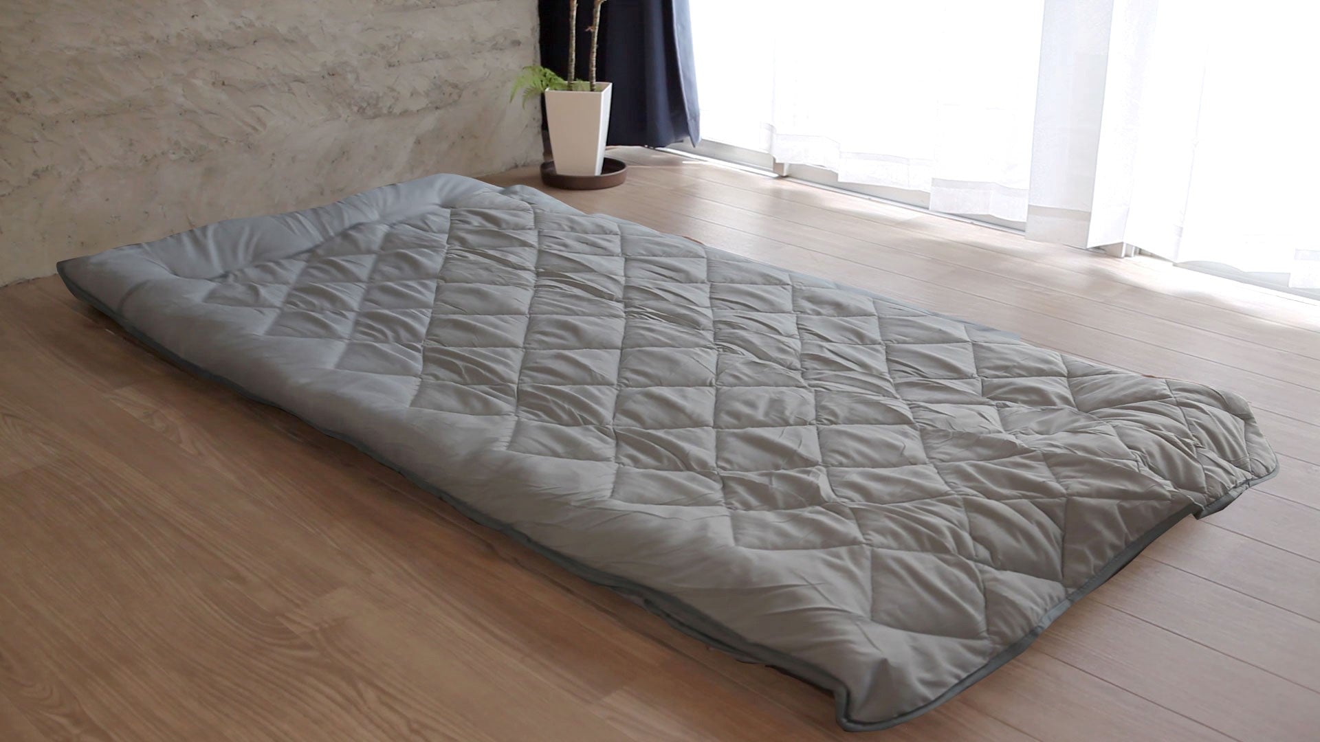 【送料無料】寝袋タイプ 掛け敷き布団  ワン寝ルーム