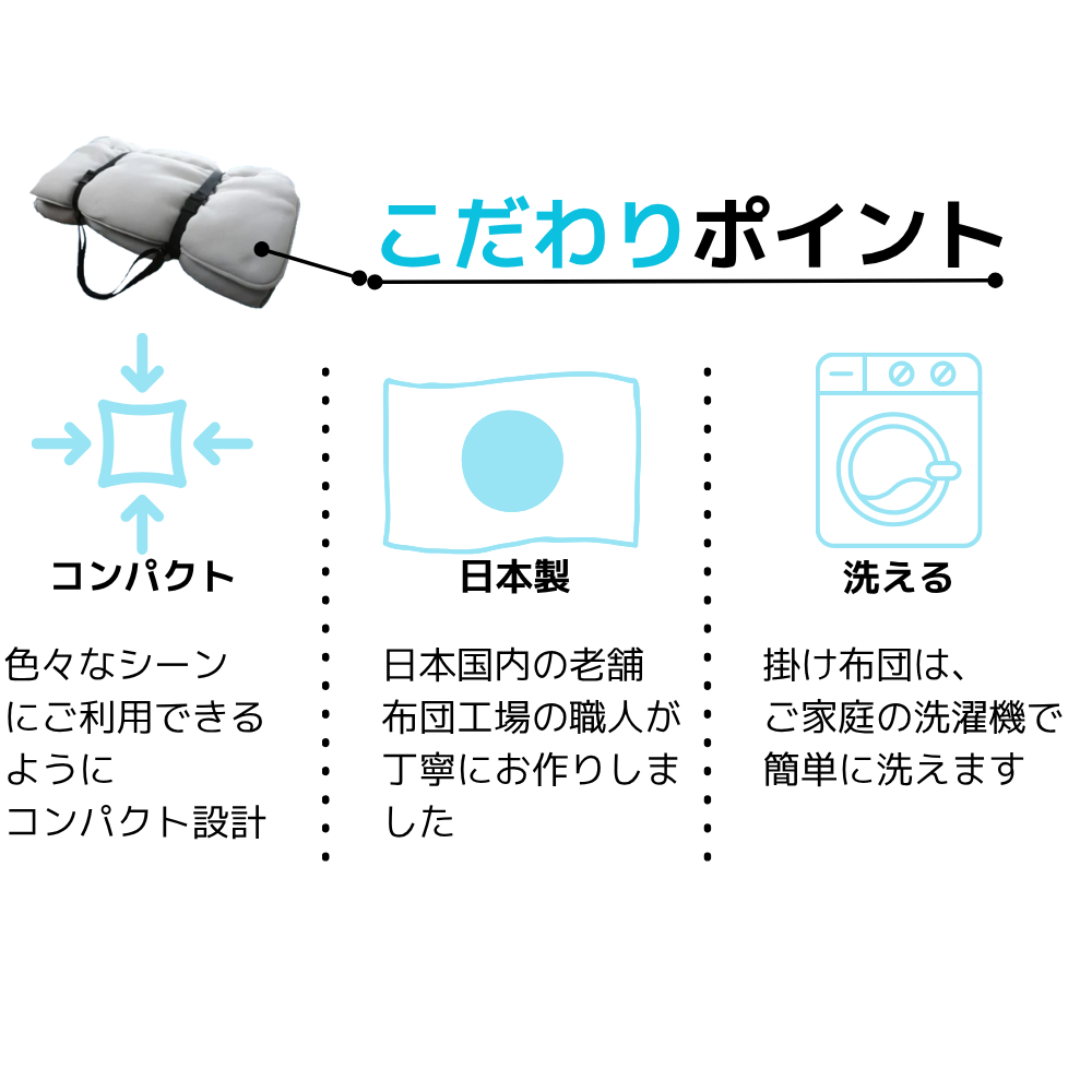 COOLMAX ワン寝ルーム 掛け敷き布団 寝具【送料無料】